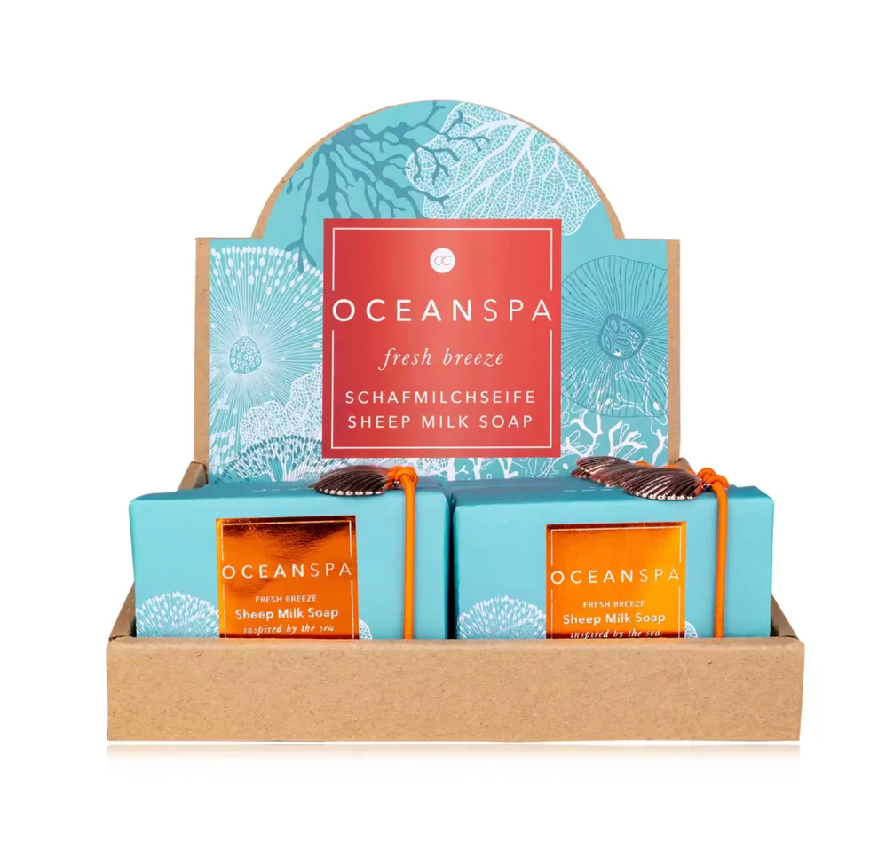 Accentra Brand Ocean Spa In Paper Packaging Sheep Milk Handmade Custom Private Label Hotel Soap Manufacturer
