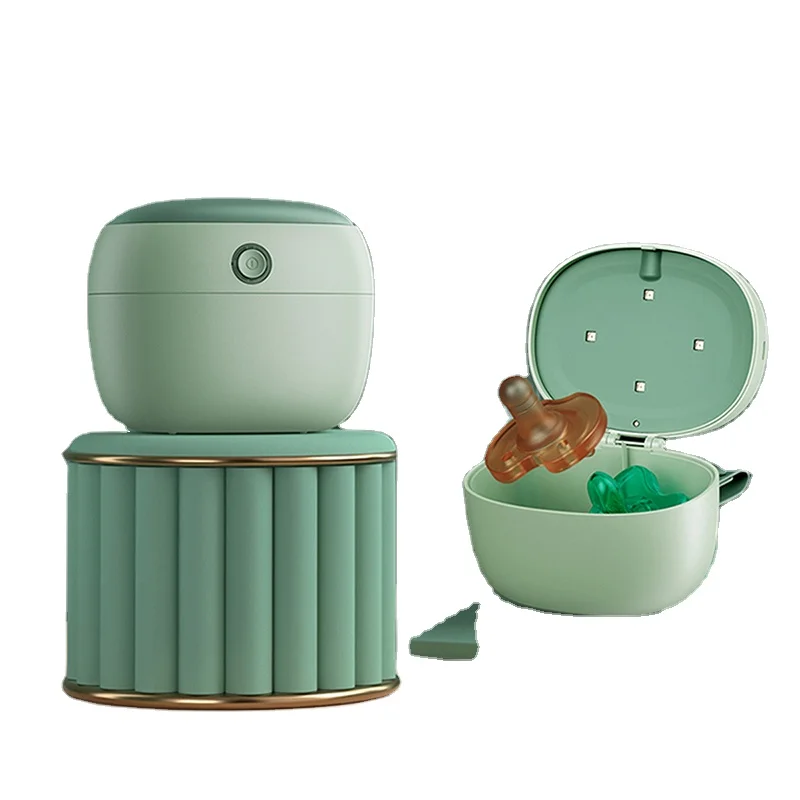 Professional UV Sterilizing Box for baby Travelling Portable Disinfection Pacifier Box for baby