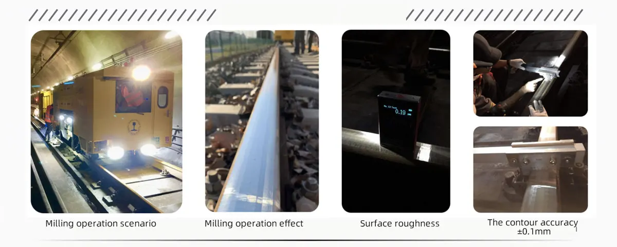 Railway  Milling Grinding Machine Proper Price Rail Grinder for Railway Steel FGM series EU IV Power Time Dimensions Weight