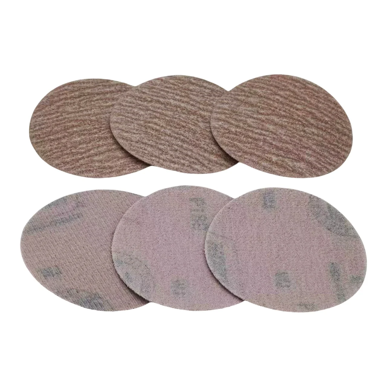 A275 Aluminum oxide round sandpaper 3 inch hook and loop film abrasive sanding disc for car wood polishing