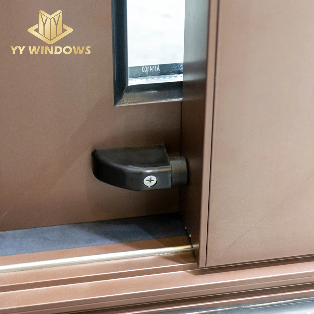 High energy saving thermal break aluminum modern design glass lift sliding  patio door for home building