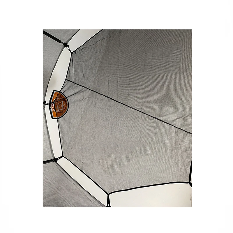 kids playground outdoor mesh trampoline jumping fitness equipment trampoline with roof