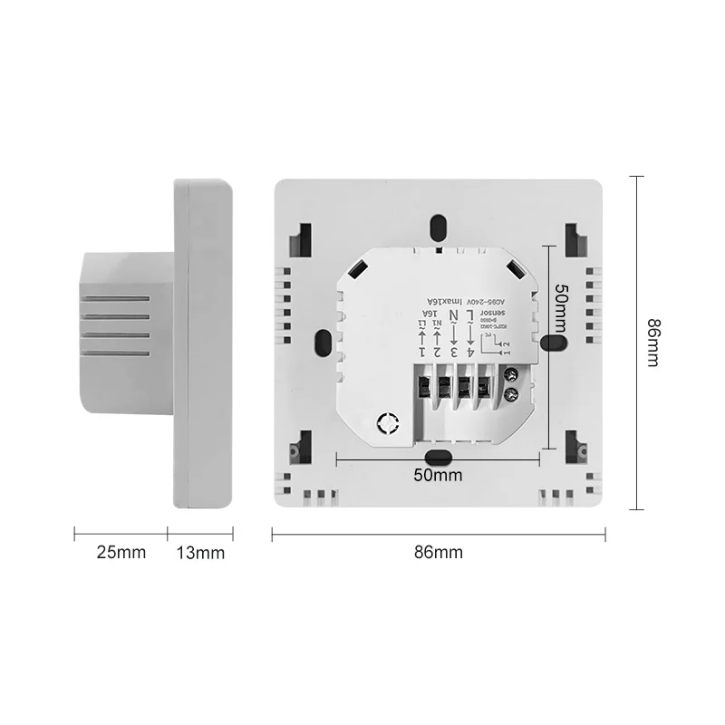 WiFi Zigbee 3.0 Water Floor Heating Thermostat Water Gas Boiler Temperature Control Tuya Smart APP Alexa Google Voice Control