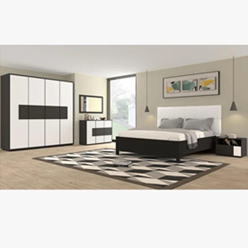 Bedroom Furniture Set Hotel Manufacturer Wholesale Dubai Modern Luxury 2022 Factory China 5 Star Hotel King Size 1 Set Wood