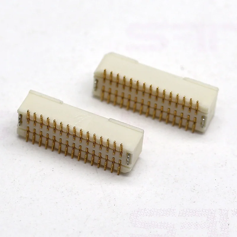 Free sample spacing 1.00mm height 4.35mm positions 02P-25P wafer dual row straight SMT(SHD) -A connector for pcb board