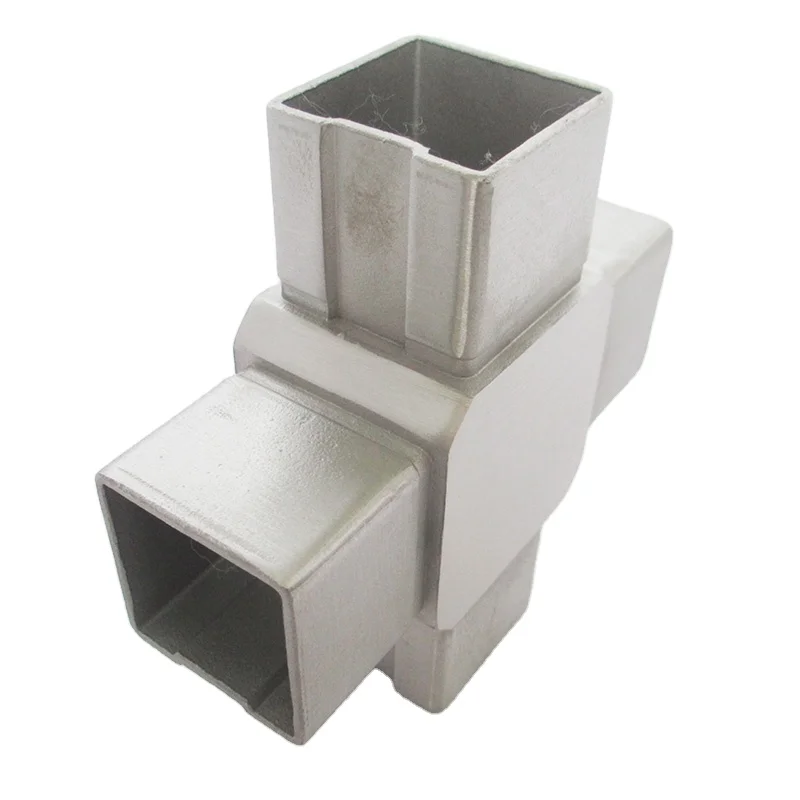 Aluminum Square Tube Connector 25mm for Balcony Railing Parts