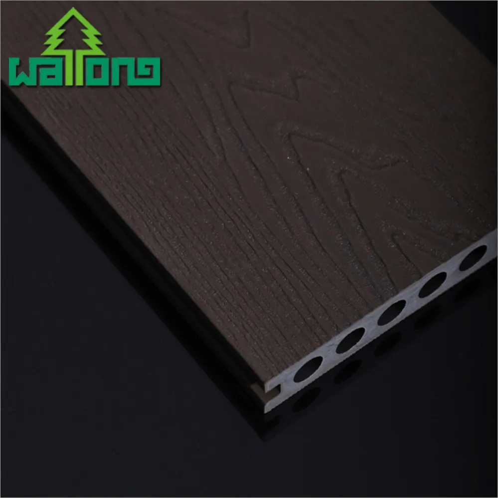 Super safe recycled white wood board lumber rubber wood plastic composite decking plastic lumber