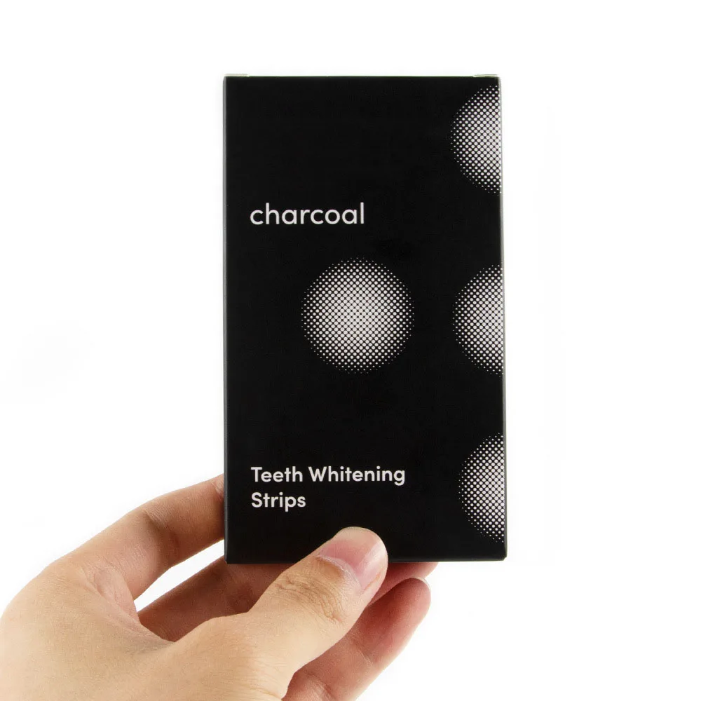 Daily Teeth Whitening Strips Custom Logo Bleaching White Strips for Sensitive Teeth Removes Stains