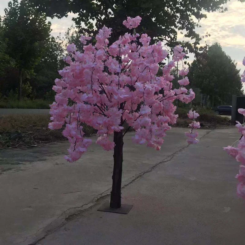 Wholesale Artificial Silk Cherry Blossom Table Wedding Centerpiece Trees