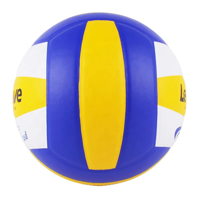 Lenwave office size 5 pvc volleyball,traing/game thermal bonding custom volleyball ball wholesale with sof leather