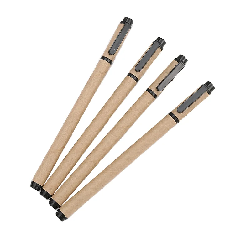 Eco Friendly 0.5mm Wood Bamboo Ball Pen With Custom Logo Printing Promo Pen