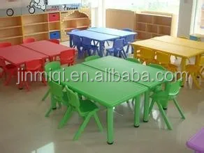 Plastic table plastic chair kindergarten furniture for preschool