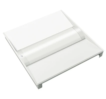 DLC 5.1 NLC 5 Smart Tunable White Led Troffer Light with Built-in BLE PIR/daylight 2 in 1 Sensor