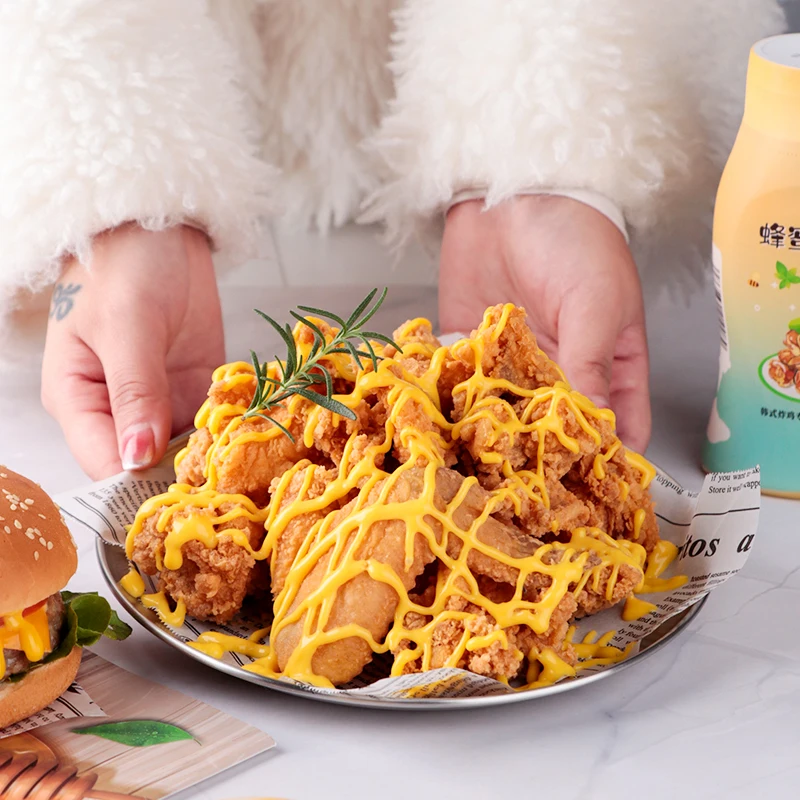 Mckieht Famous 350g Honey Mustard  Flavor Sauce Food Supplier Spring Roll Sauce Korean BBQ Sauce