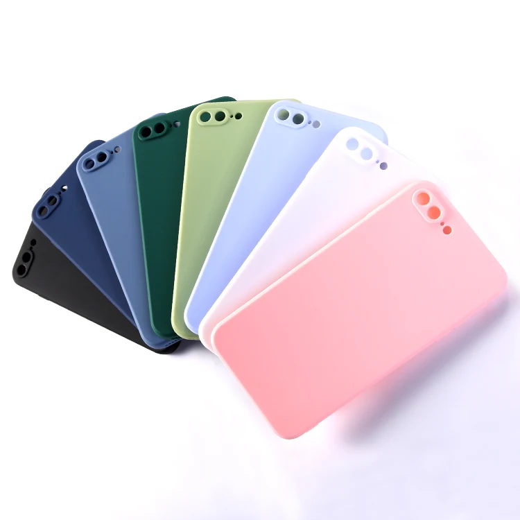 Wholesale Comfortable Frosted Surface TPU Material Mobile Phone Case For iPhone 8Plus Cover,For Case iPhone 8Plus 64 GB