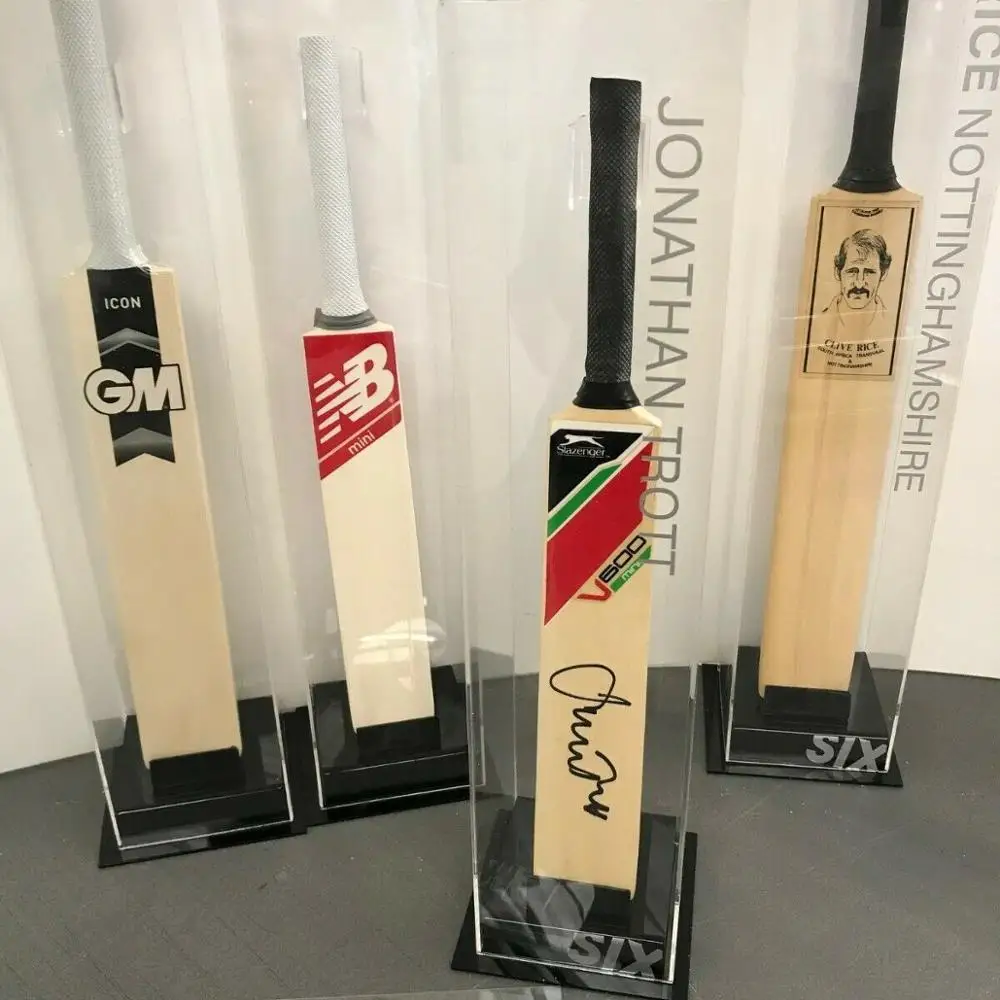 VONVIK Custom Made Acrylic Display Case For Swords Cricket Bat Display Case