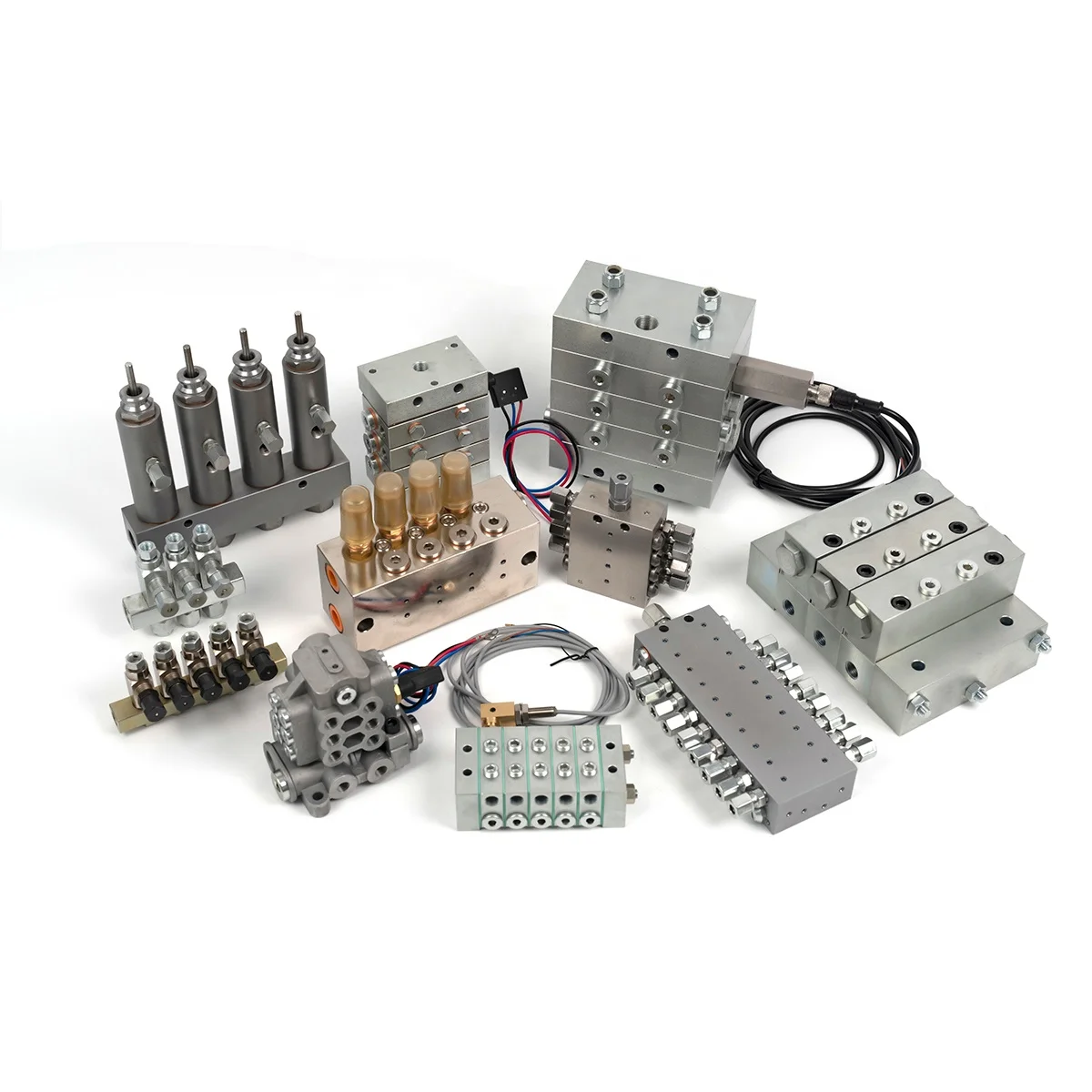 Oil Progressive Lubrication Metering Grease Dispenser Block Device Dispensing Modular Divider Valve Injector Distributor