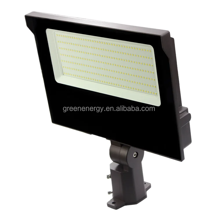 glass lens 150W 200W Slipfitter Mount LED Flood Light floodlight spot light  with motion or photocell sensor NEMA 5 pin or 3 pin