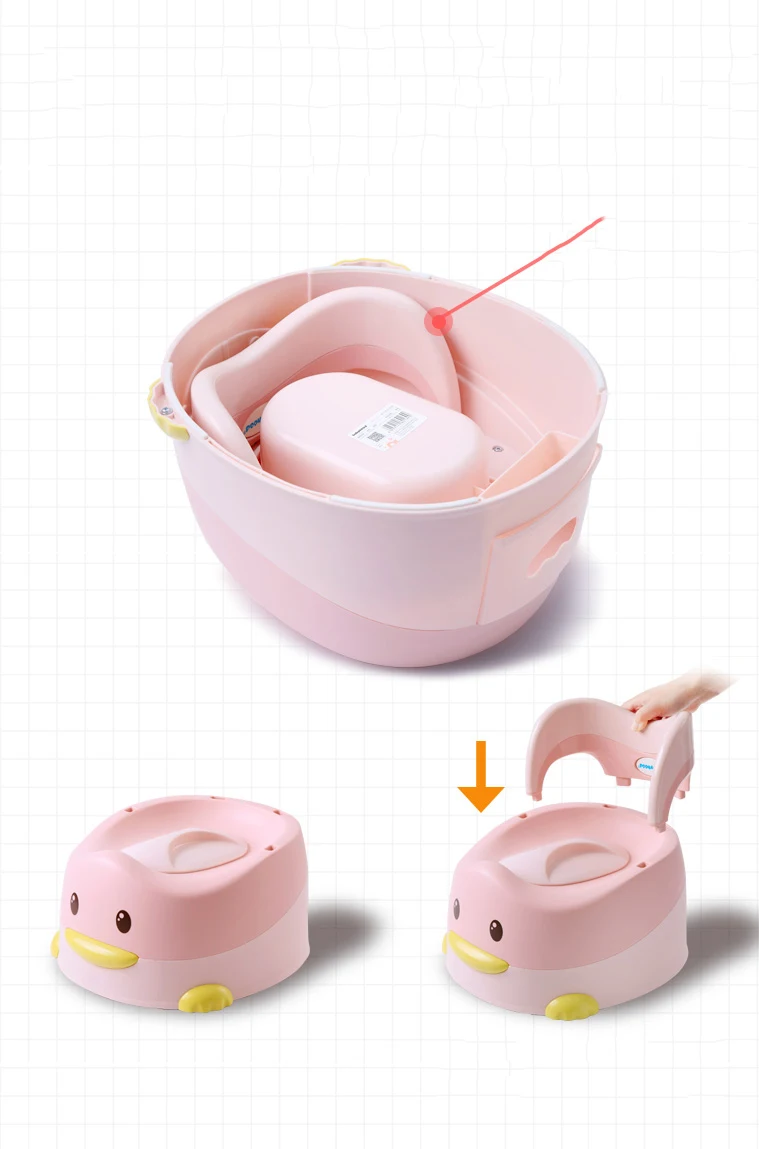 Children toilet duck shape baby products EN-71 Passed