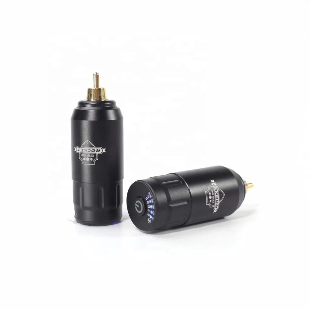 New Rechargeable Wireless Rocket Tattoo Battery Power Supply RCA Connector For Tattoo Machine Pen Supply