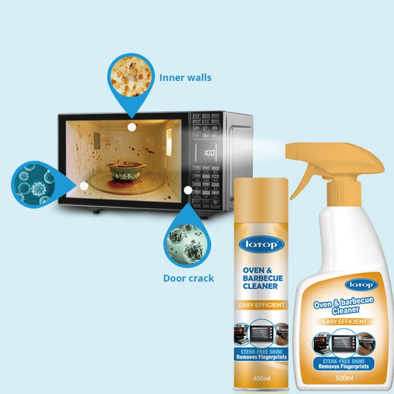OEM 450ml 500ml non toxic ovener cleaner multifunctional cleaner beauty oven cookware cleaner spray