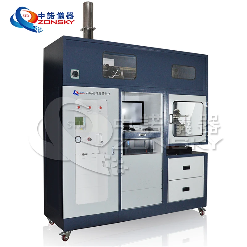 
ASTM E1740 Cone Calorimeter for Heat Release Rate of Wall Covering or Ceiling Covering Composites 