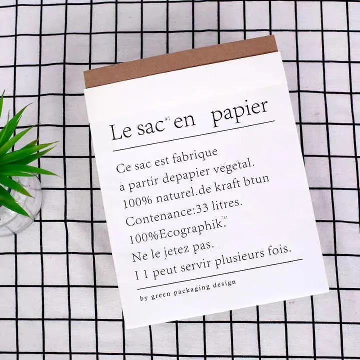 Gift Florist Bouquet Bag Wholesale Candy Food Bread Newspaper Recycled Brown Kraft Paper Flower Bag