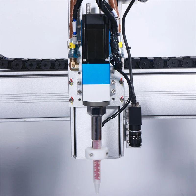 3 axis ab 2k two component liquid epoxy resin automatic dynamic glue dispenser dispensing mixing potting filling machine robot