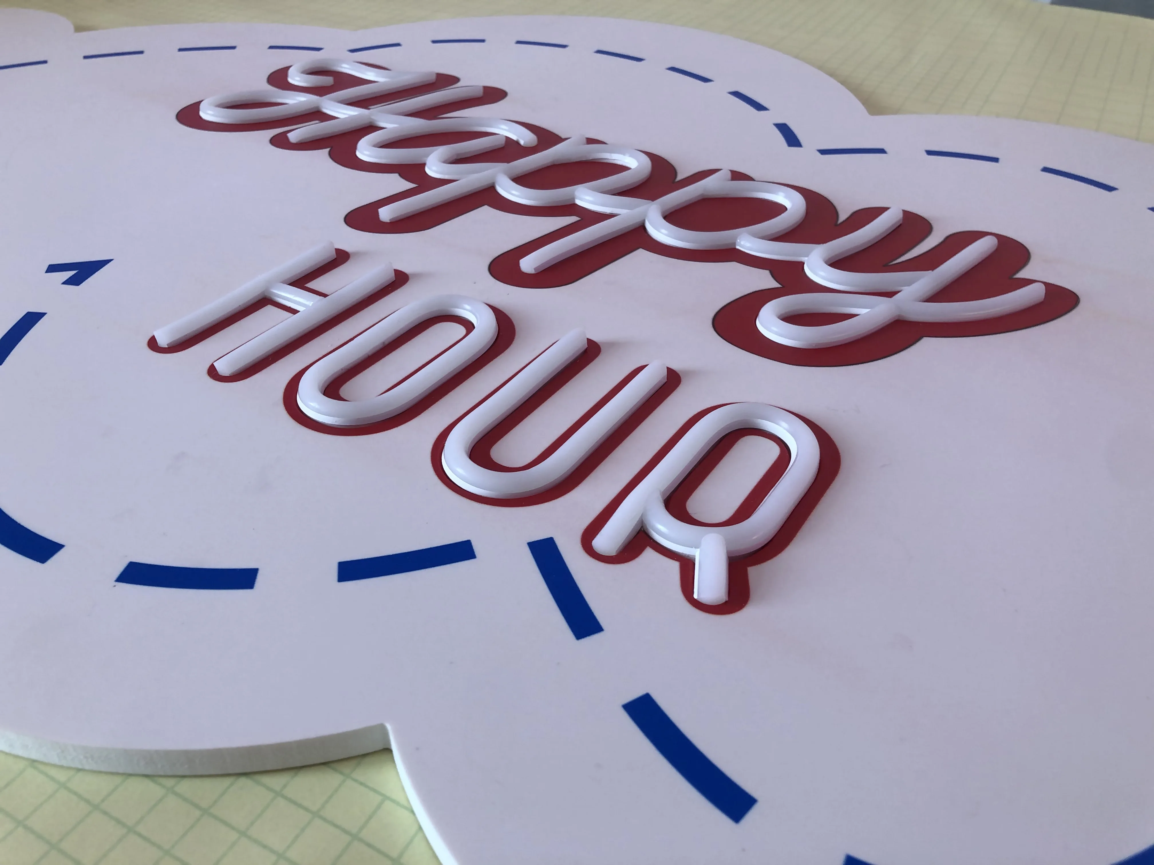 Custom neon light LED letter advertising good vibes decoration neon sign acrylic panel factory china suppliers light box