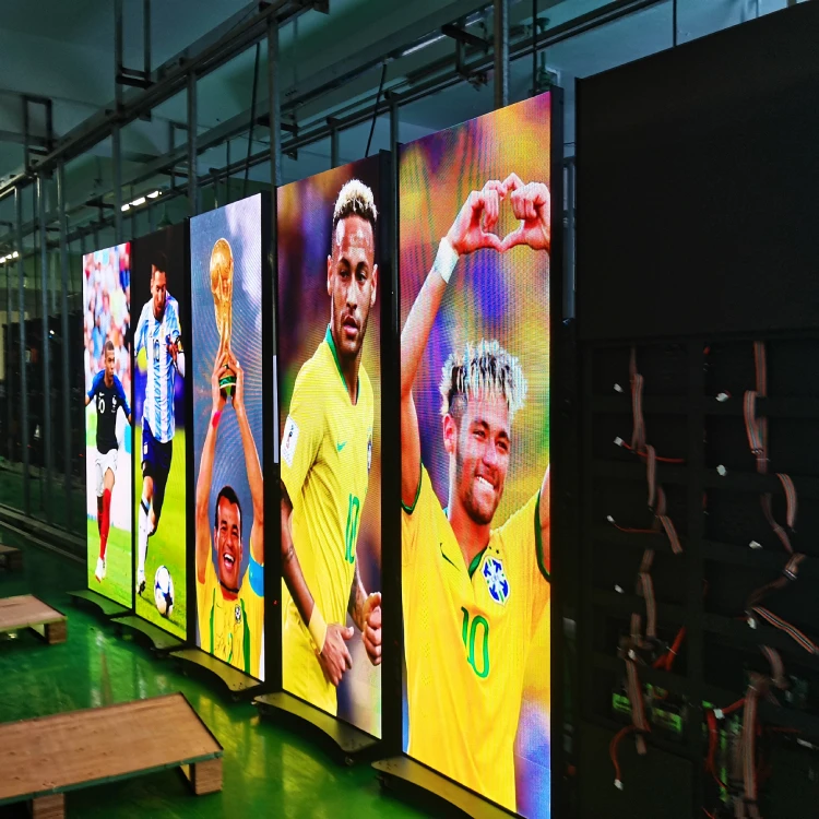 Sign HD Full Color USB WIFI Control Video Digital Indoor LED Poster Screen Player LED Poster Display For Shopping Mall Events