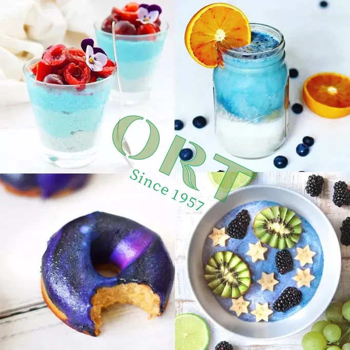 China Dried Dye Blue Butterfly Pea  Flower Herb Tea