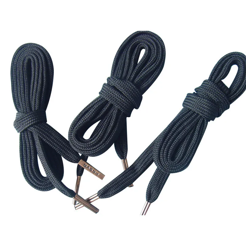 Шнурки с выгравированным металлическим концом из полиэстера