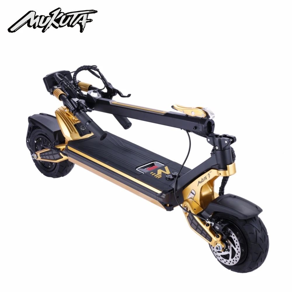 Mukuta 9 Plus 9 Inch Tire 1600W Dual Motor NFC One Step Folding Electric Scooter For Adults Electric Battery For Scooters