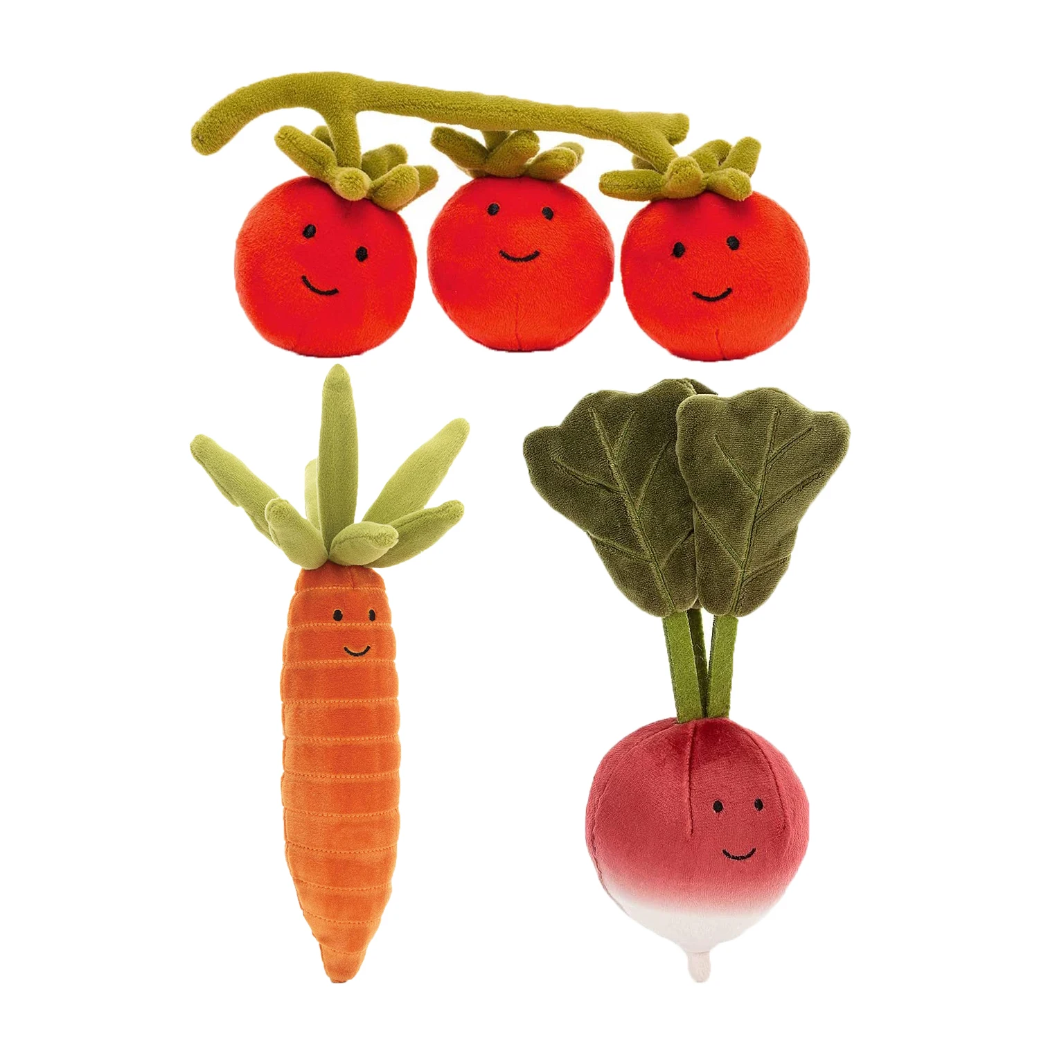Creative Plush Stuffed Toy Vegetables And Fruits Dolls Broccoli Soft Plushie Personalized Branded Doable