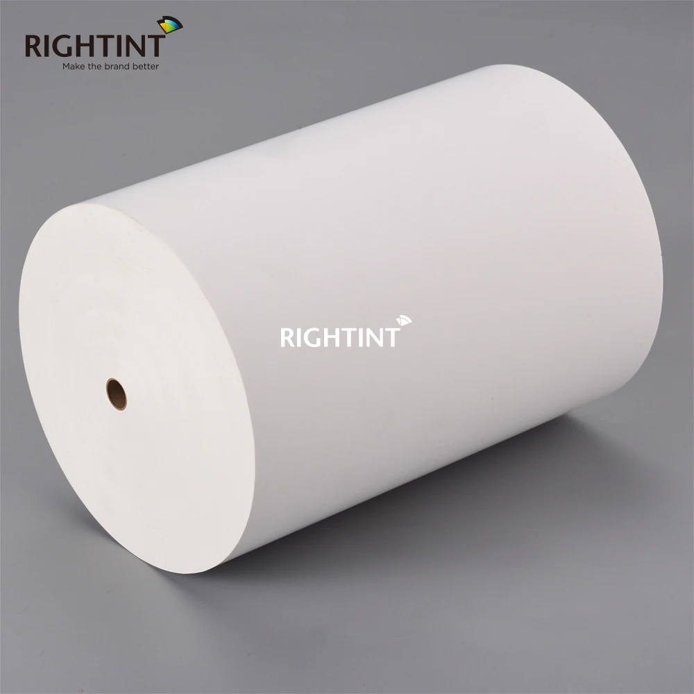 Flexography PP Label Material Jumbo Roll White Synthetic label Jumbo Roll