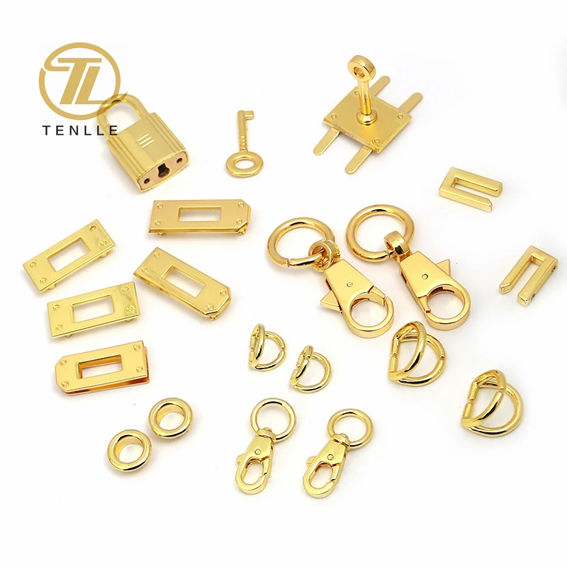 Высококачественные аксессуары из цинкового сплава на заказ, кольцо, защелкивающийся крючок, запасные части для сумок, аксессуары для женских сумок