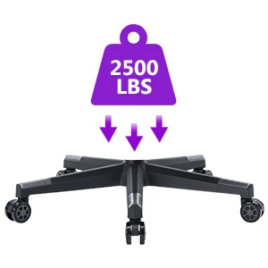 Tribesigns Black Comfortable Computer Video E Sport Gaming Player Computer Gaming Chair Massage Office Chairs With Nylon Base