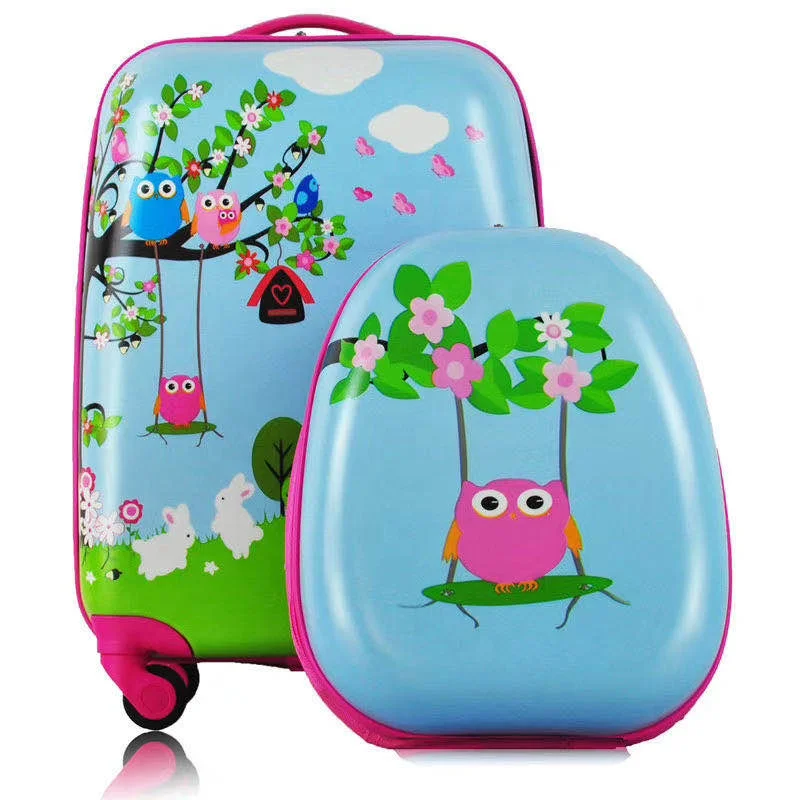 Заводская поставка, детский ручной чемодан, новая мода, Детский чемодан на колесиках, чемодан для путешествий, миниатюрный мультяшный чемодан для детей