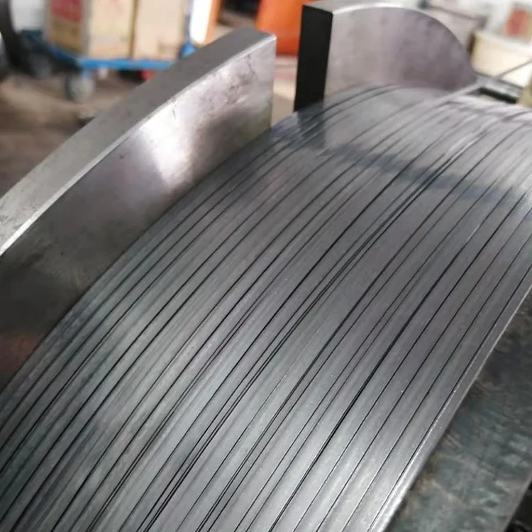 flat wire SAE 1045 1070 Cold Rolled Surface  High Carbon Spring steel12mm Flat Steel Wire carbon steel  flat spring steel wire