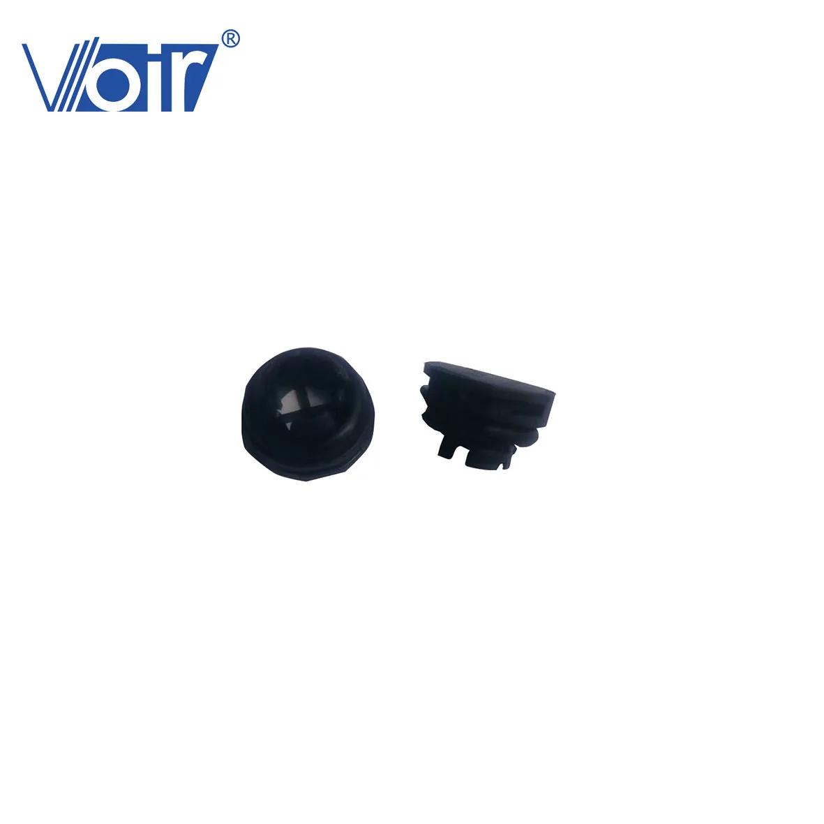 Voir e-PTFE Snap-in Round Black Plastic IP67 IP69K Waterproof  Pressing Air Vent Plug Balance Pressure Valves