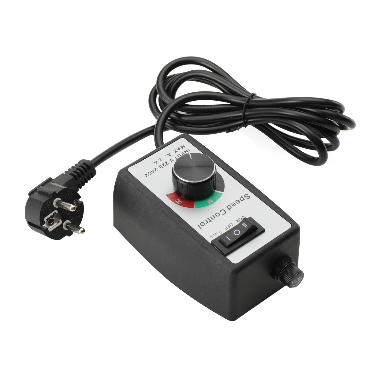 1500W 8A 220V-240V 50Hz регулятор скорости двигателя реостатный переключатель для маршрутизатора и вентилятора
