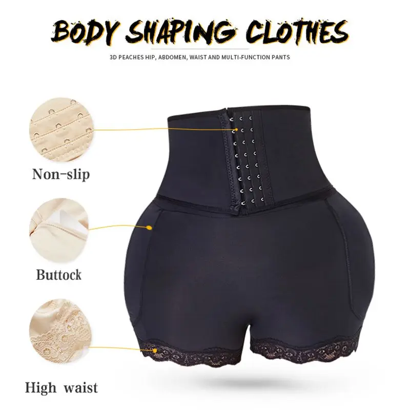 Custom Logo Ladies Waist Trainer Shapewear Thong Tummy Control With Hook High Waist Women Girdle Shorts Seamless Boby Shaper