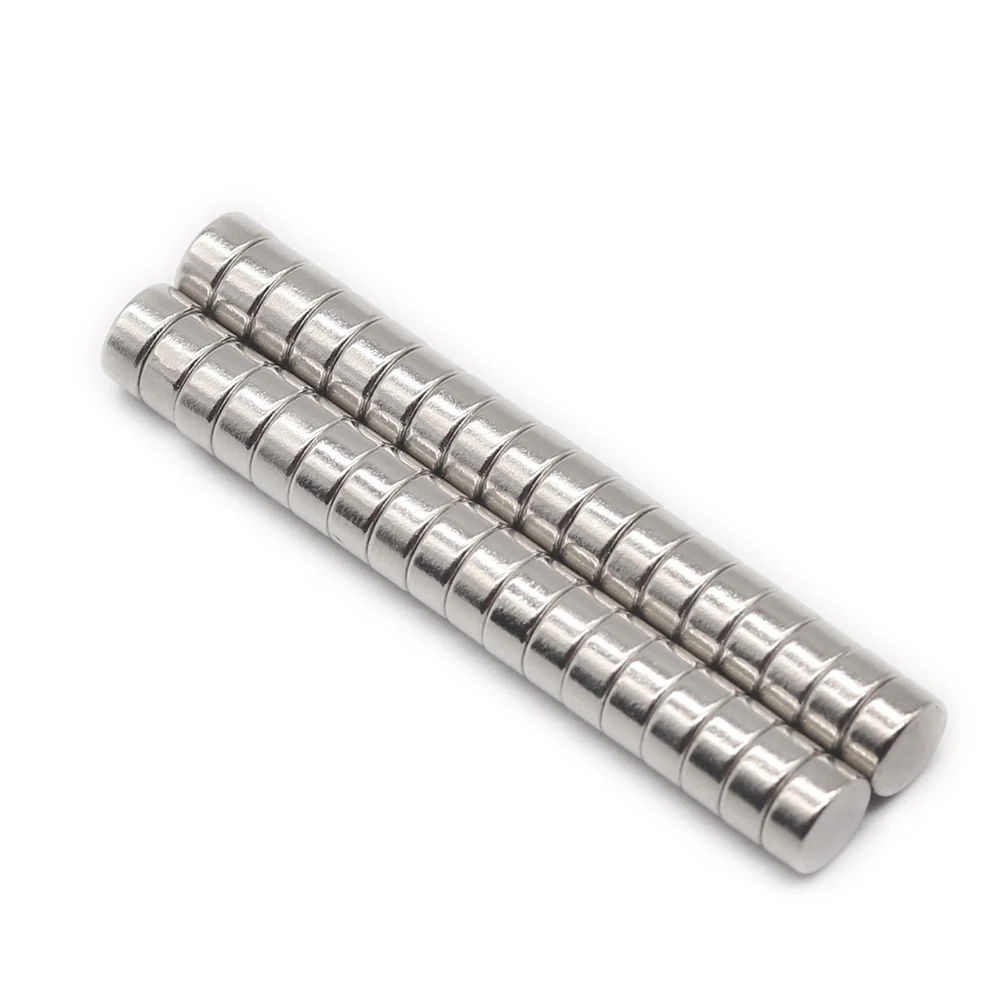 Mini 6x3 Mm Thin Disc Magnet N52 Neodymium Rare Earth Ndfeb Magnet Round Disc Block Neodymium Magnet