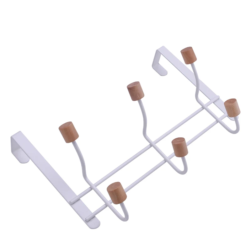 Wall-mounted Bathroom Metal Clothes Hook Over the Door Hat Hanger Back Door Hanging Hook