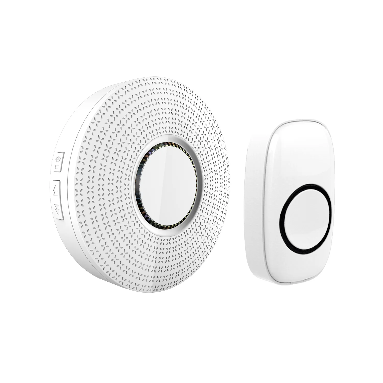 DIY customized electric bell buzzer wireless door chime for hearing impaired 433mhz 110dB volume adjustable doorbells