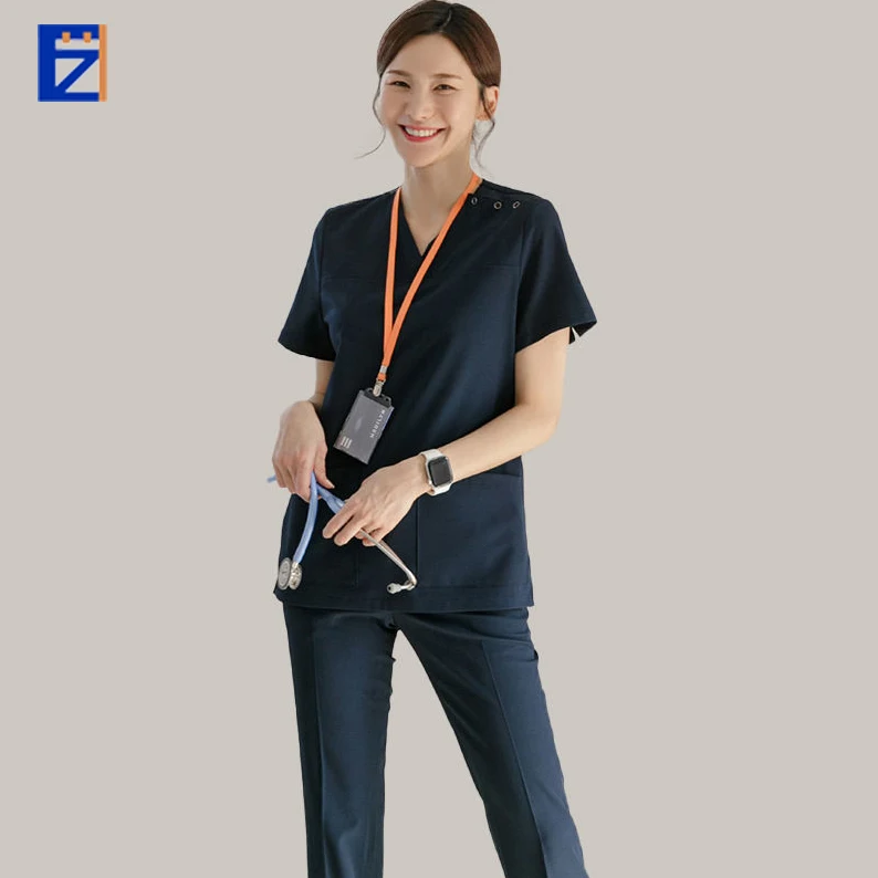 New multicolor nurse dress, hand wash, dentist, mouth salon, pet hospital, doctor uniform, split body suit