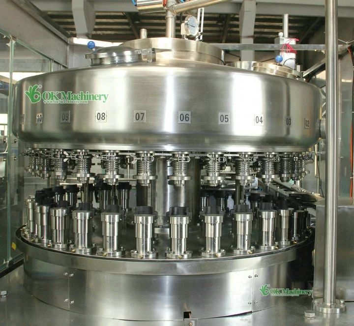 Completely Automatic Beer Carbonated Beverage Juice Soda Water Soft Drink Pet Aluminum Tin Can Filling Sealing Machine