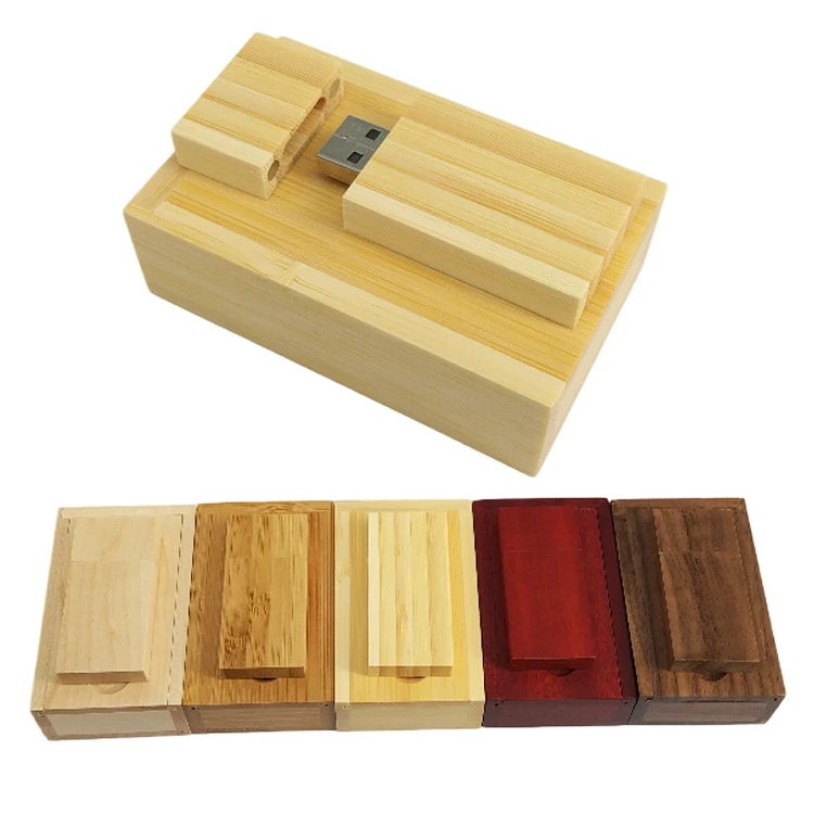 Manufacturer Wholesale Pormo Gifts Wooden Flash Usb Memory High Speed 2.0 3.0 16GB 32GB 64GB Flash Disk Wood Custom USB Drive
