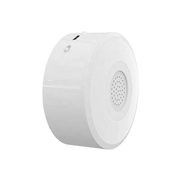Hot Selling Product Plastic Smart Wifi Indoor Siren With Usb Power Supply