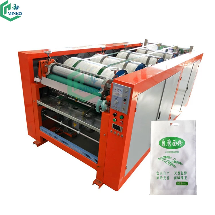small non woven bag making machine paper bag cutting sewing printer price